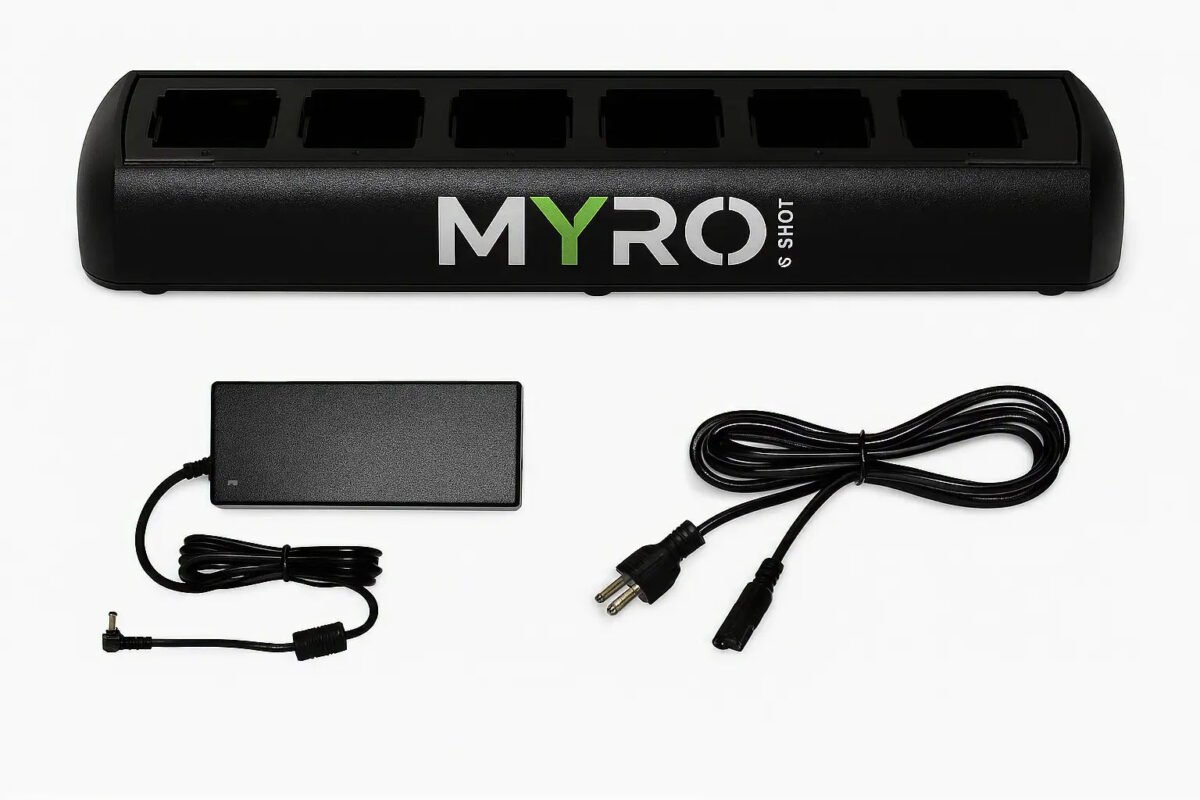 6-Shot-Slim-TC320 Multi-Unit Charger | Hytera TC320 6 Bank Charger